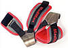 Гаки для тяги на зап'ястя MadMax MFA-330 Lat Hooks Antic silver/Grey/Red, фото 4