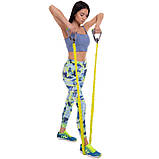 Еспандер плечовий трубчастий з ручками у захисному рукаві навантаження 2.2кг-5.4кг Zelart FI-2595, фото 6