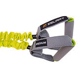 Еспандер плечовий трубчастий з ручками у захисному рукаві навантаження 2.2кг-5.4кг Zelart FI-2595, фото 2