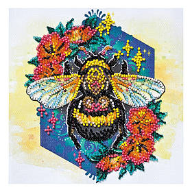 Набір-міні для вишивання бісером "Солодко" Abris Art AM-225 15х15 см, Toyman