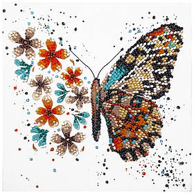 Набір-міні для вишивання бісером "Тигрові крила" Abris Art AM-239 15х15 см, Toyman