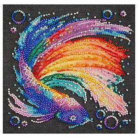 Набір для вишивання бісером "Різнобарвний" Abris Art AM-245 15х15 см, Toyman