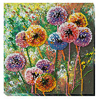 Набор-миди для вышивки бисером "Разноцветные шары" Abris Art AMB-017 20х20 см, Toyman