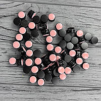 Фіксатор металевий з глазур`ю пудра 13,5 мм