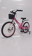 Детский двухколесный облегченный магниевый велосипед для девочки от 7 лет на 20 дюймов Mars-2 Evoultio розовый