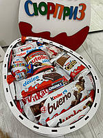 Подарочный шоколадный набор киндер сюрприз с конфетами, шоколадный бокс для девушки на праздник D-1005
