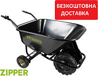 Аккумуляторная тачка Zipper ZI-EWB300-160L Садовая тачка Строительная тачка