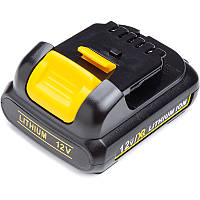 Аккумулятор PowerPlant для шуруповертов и электроинструментов DeWALT 12V 2.0Ah Li-ion (DCB120) DL