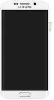 Дисплей Samsung Galaxy S6 Edge SM-G925 OLED White, Уцінка