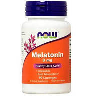 Аминокислота Мелатонин Now Foods Melatonin 3 мг, 90 веган капсул
