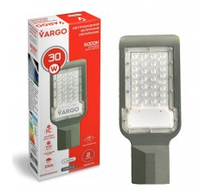 Консольний вуличний LED світильник VARGO 30W 6500K, 3000lm (гарантія 2 роки)