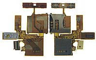 Шлейф Sony Ericsson W380 / Z555 SIM + mmC, Уцінка