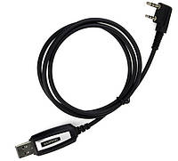 USB кабель программирования раций Baofeng Kenwood Черный XE, код: 1316528
