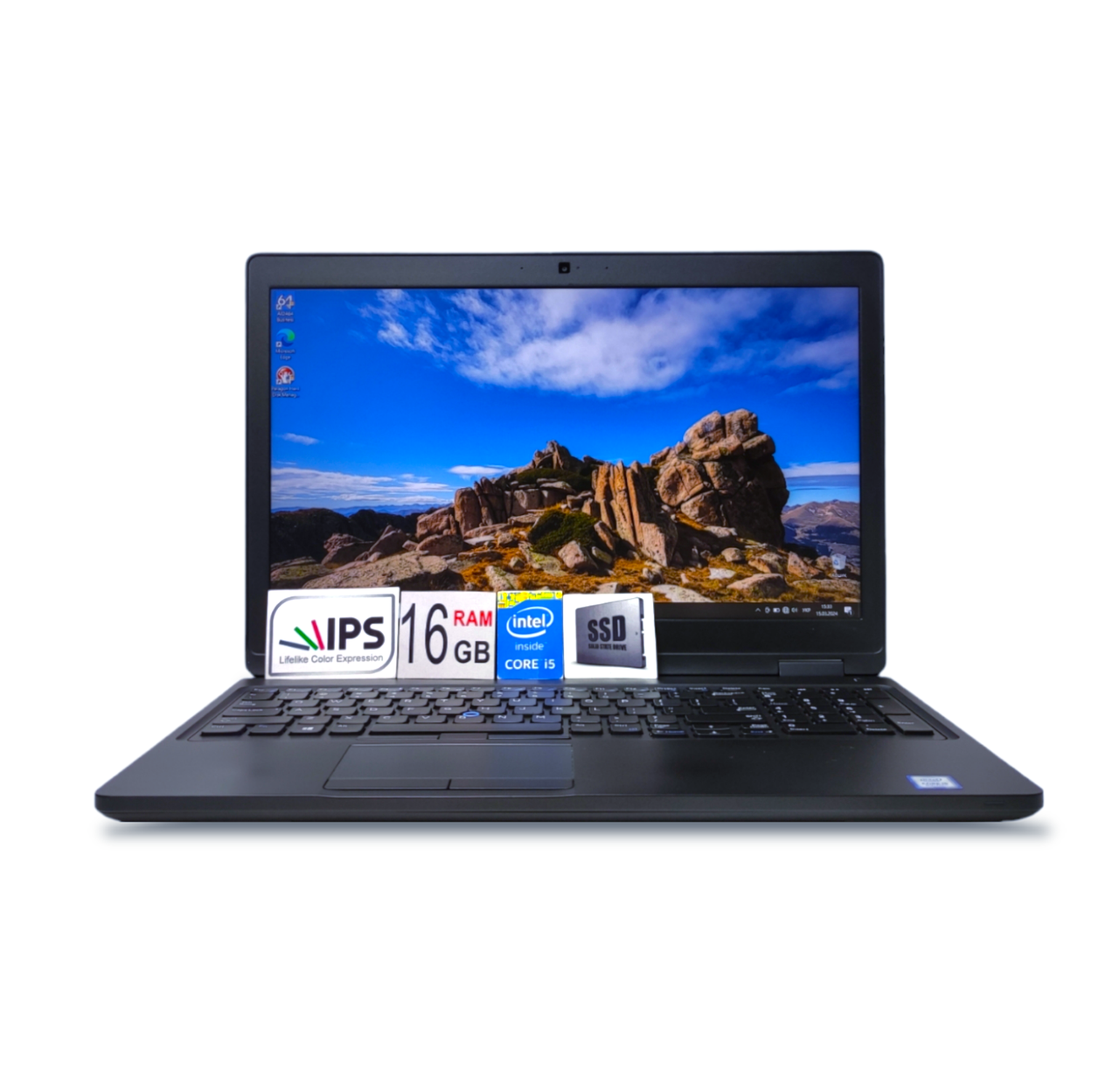 Бізнес Ноутбук Dell Latitude 5590 15.6 IPS FHD Core i5-8250U 4ядра 16GB SSD512GB Intel UHD Graphics