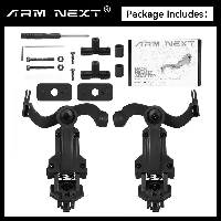 Тактичне кріплення адаптер ARM NEXT S40 для навушників на шолом black