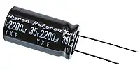 Електролітичний конденсатор RUBYCON серії YXF 2200uF 35V (LowESR)