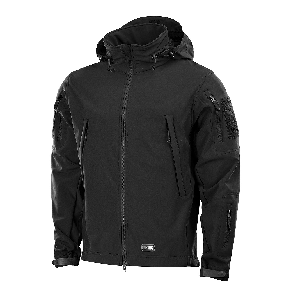 Куртка M-Tac Soft Shell black FDS - фото 1 - id-p2136773867