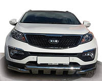 Передняя защита ST009-15 (2013-2015, нерж.) для Kia Sorento XM от PR