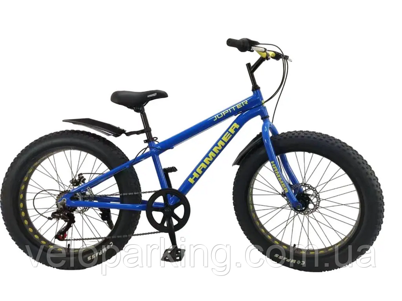 Підлітковий алюмінієвий 24/4.0 Just Mbike фетбайк велосипед позашляховик fatbike