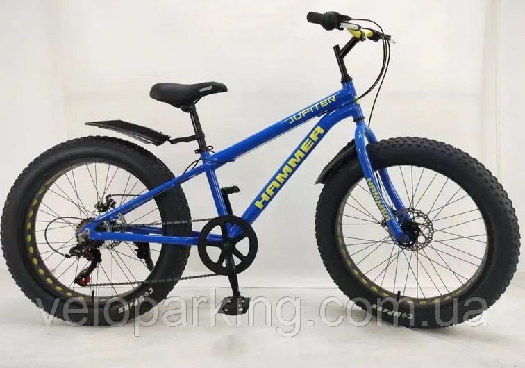 Підлітковий алюмінієвий 24/4.0 Just Mbike фетбайк велосипед позашляховик fatbike