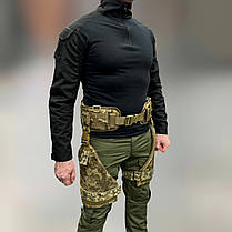 Балістичний захист стегон 2 класу, Розширений, Піксель, захист ніг від уламків, балістичний пакет 2 класу, фото 3