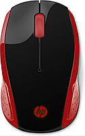 Мышь HP Wireless Mouse 200 Red (2HU82AA)