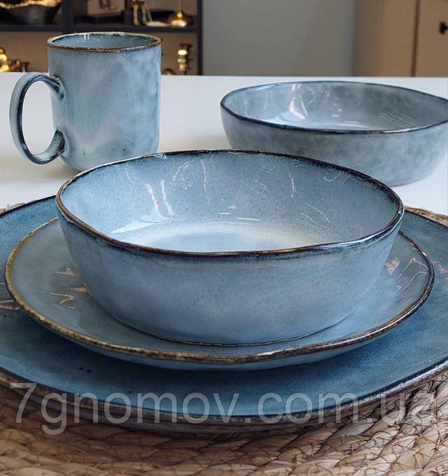 СІМЕЙНИЙ НАБІР СОФТ (6 ВЕЛИКИХ ТАРІЛОК + 6 МАЛИХ ТАРІЛОК + 6 МИСОК)