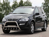 Кенгурятник WT003 (нерж) для SsangYong Action 2006-2024 годов от PR