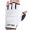 Рукавиці для тхеквондо Zelart BO-2016-W р. XS / рукавички теквондо білі, фото 2