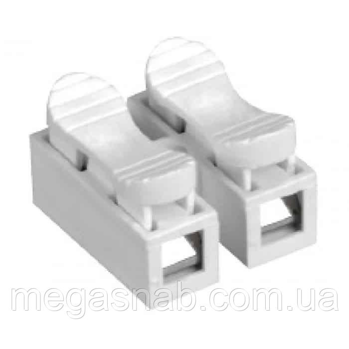 Роз'єм кабелю (конектор) 2 полюси 1.5 мм WIRE SPRING-2/1.5 HOROZ