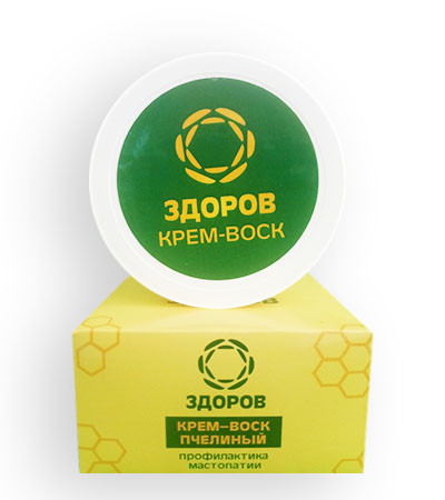 Здоров - Крем-віск бджолиний від мастопатії, фото 1
