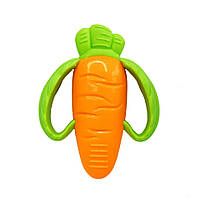 Прорезыватель-погремушка "Морковь" MGZ-0418 текстурная