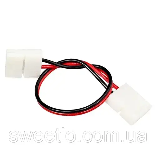 Коннектор для світлодіодних стрічок OEM №7 10mm 2joints wire (провід - 2зажима), фото 1