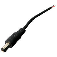 Коннектор для світлодіодних стрічок OEM №11 mini Jack тато з проводом, 15см