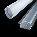 Профіль врізний алюмінієвий LED BIOM ЛПВ7 7х16, анодований (палиця 2 м), м, фото 3