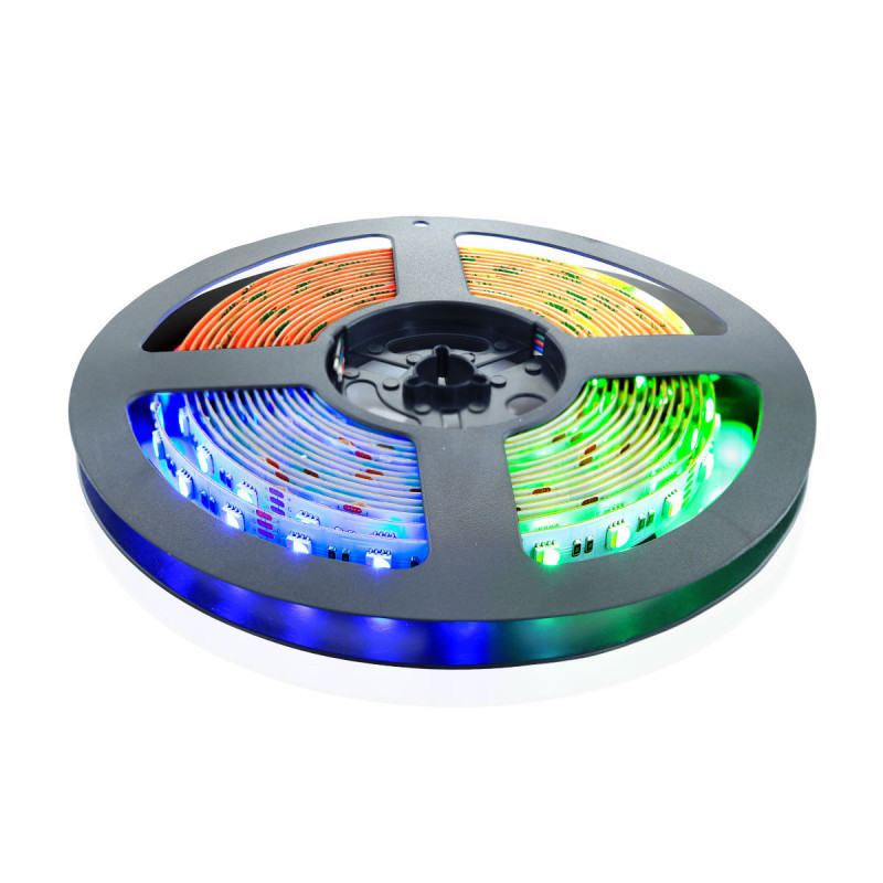 Світлодіодна стрічка BIOM Professional 5050-60 RGB, негерметична, 1 м