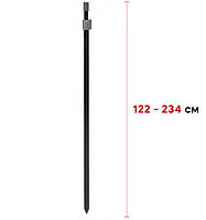 Телескопическая усиленная стойка Carp Zoom Black Power Bankstick 122-234 cm