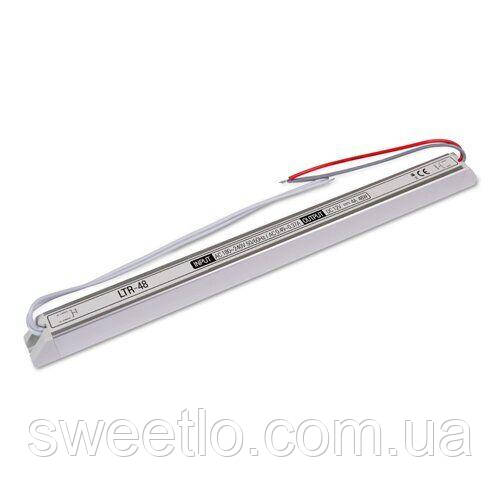 Блок живлення OEM Stick 48W 4A DC12V LTR-48-12, IP20, металевий корпус, тонкий, компактний, тихий, фото 1