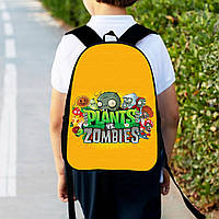 Рюкзак детский Растения против зомби "Plants vs. Zombies" 34х27см,городской ранец для мальчика с принтом