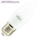 Світлодіодна лампа BIOM BT-588 C37 9W E27 4500К матова, фото 2