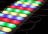 Світлодіодний модуль 5050-3 діода, 0.72 W Full RGB, 12В, IP65, фото 6