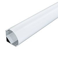 ПРОФІЛЬ кутовий ЛПУ16 анодований з розсіювачем (16х16), палиця 2 м