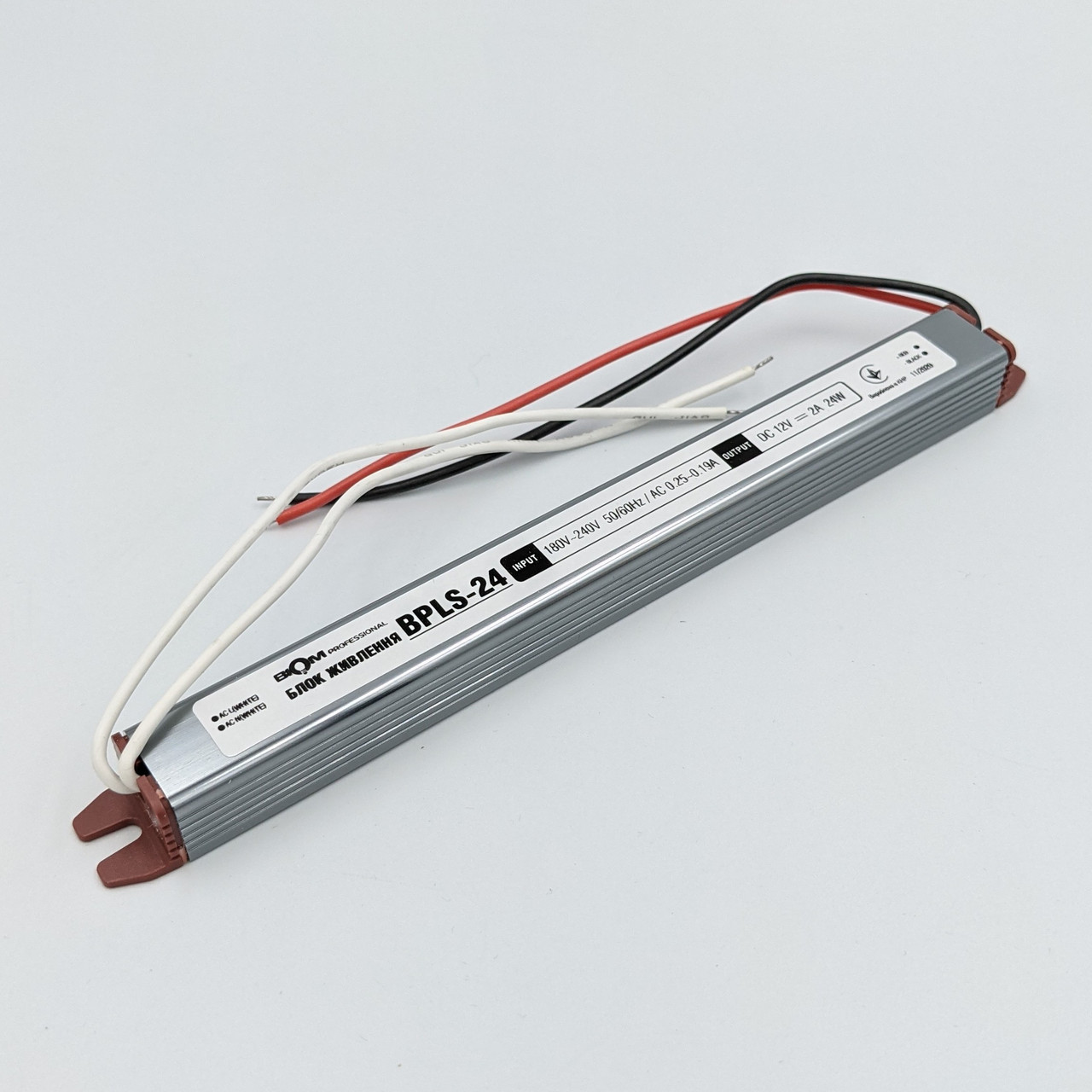 Вузький блок живлення BIOM Professional DC12 24W BPLS-24 2А
