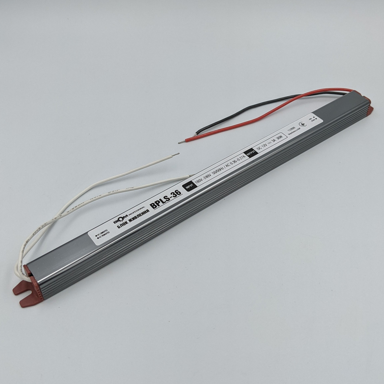Вузький блок живлення BIOM Professional DC12 36W BPLS-36 3А