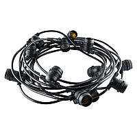 Гірлянда для світлодіодних ламп BIOM IP67 E27*20, 100 W, 10,5 м