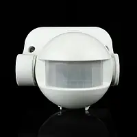 Інфрачервоний датчик руху BIOM IRM-04W max 1200Вт 180°, настінний білий