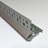 Профіль алюмінієвий врізний внутрішній кут BIOM LDP-132 44х25 з розсіювачем, анодований, під гіпсокартон, кутовий, фото 3