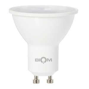 Світлодіодна лампа BIOM BT-572 MR16 7W GU10 4500К матова