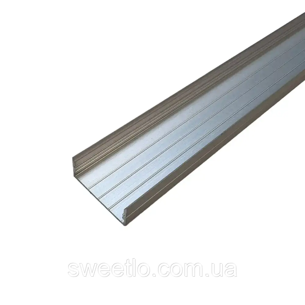 Светодиодный алюминиевый ПРОФИЛЬ ЛП-10 анодированный с рассеивателем, м ...