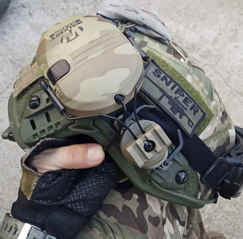 Тактичні навушники Walker's Razor W1+ для шолома green, фото 1